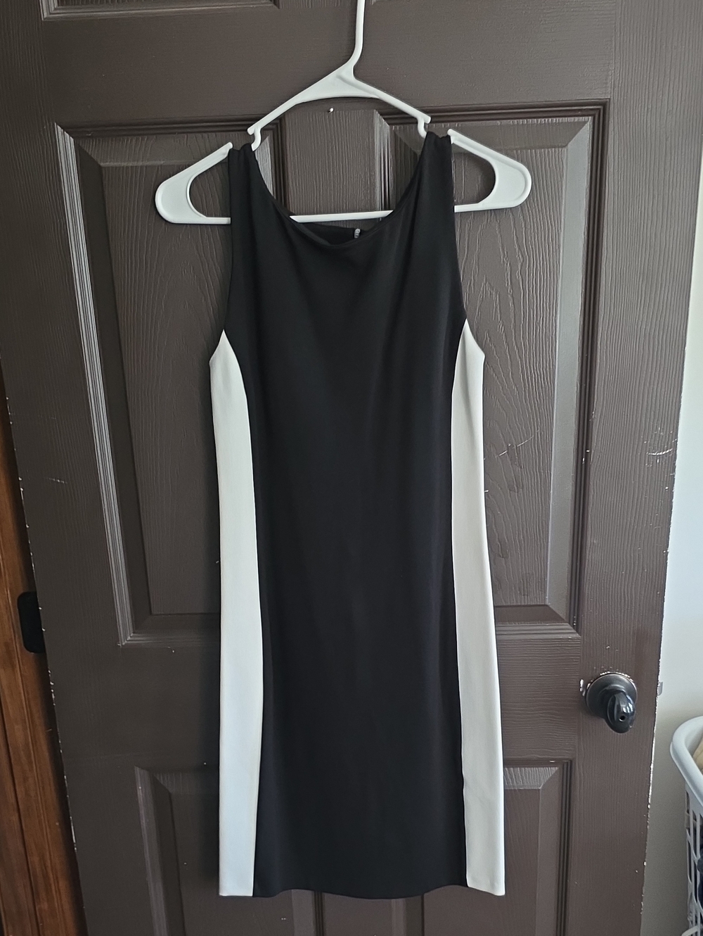 French Connection Black and White Dress